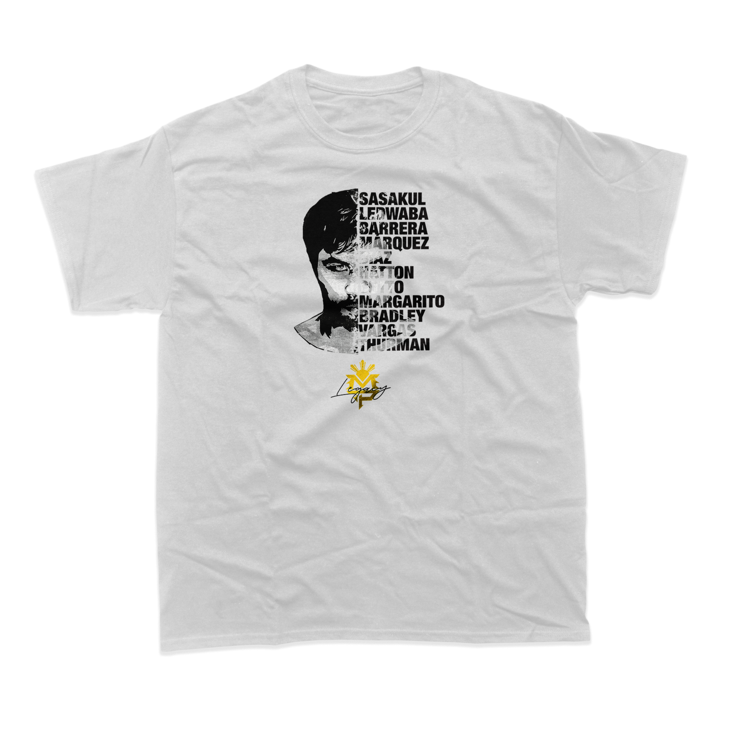 White Pacquiao Face Off Legacy Tee