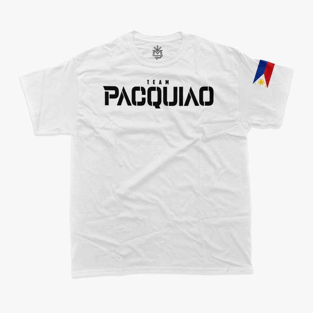 White Team Pacquiao Flag Tee