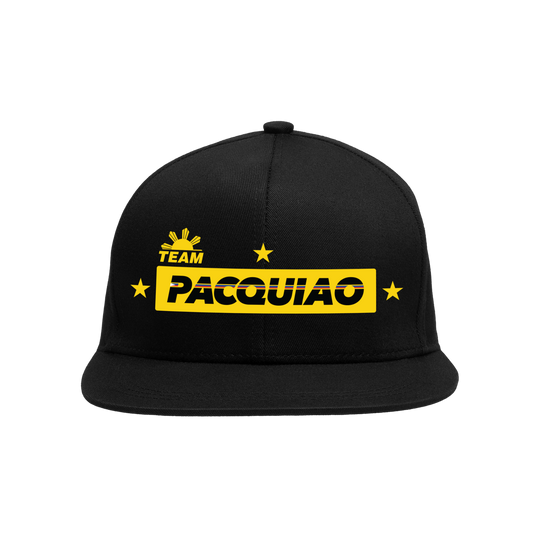 Black Team Pacquiao Snapback Hat 